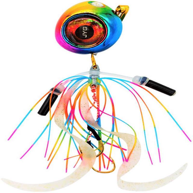 JYG PRO Fishing Eyedrop Jig - 150g - Rainbow