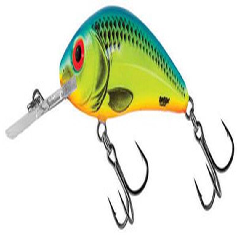 Salmo Rattlin' Hornet 3.5 Floating Crankbait - Chartreuse Blue