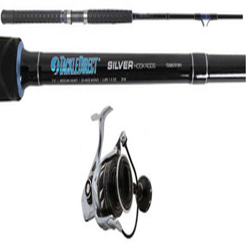 SLAIV4500DX/TDSBS701MH Silver Hook Boat Spinning Combo