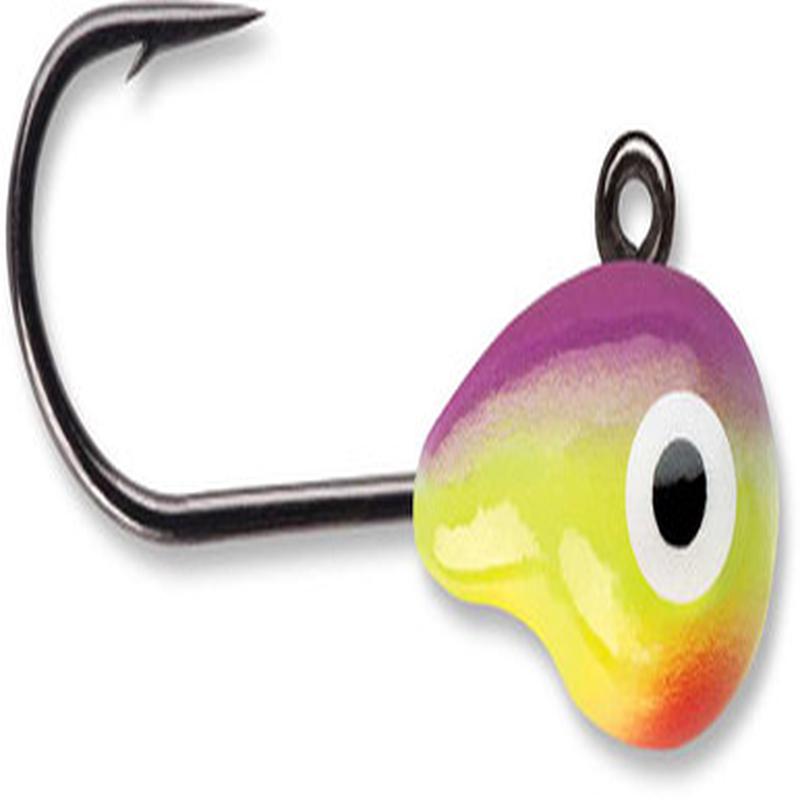 VMC Tungsten Tubby Jig - 1/16oz - Glow Purpledescent