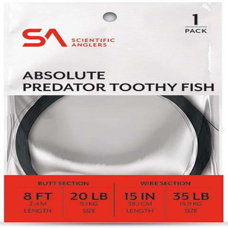 Scientific Anglers Absolute Predator Toothy Fish Leader - 35lb