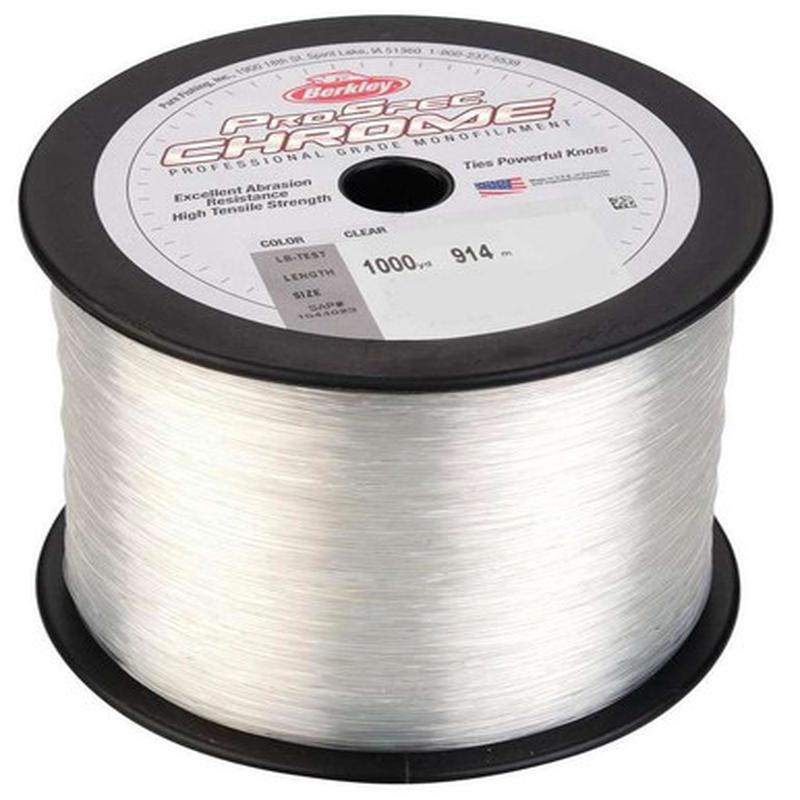 Berkley ProSpec Chrome - 1000 yd. Spool - Clear - 12 lb.