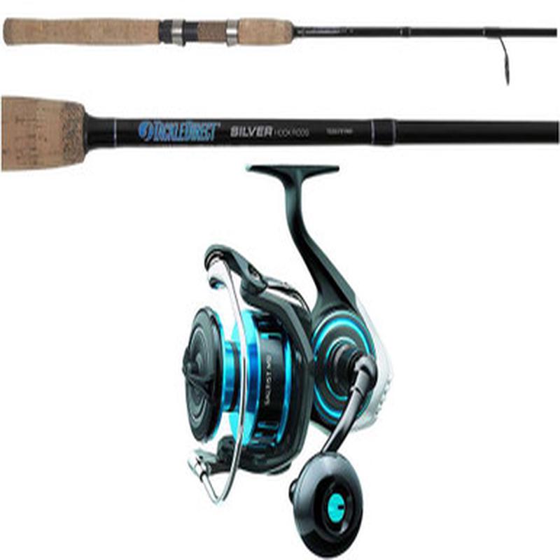 SALTISTMQ3000D-XH / TDSS701MH Silver Hook Spinning Combo