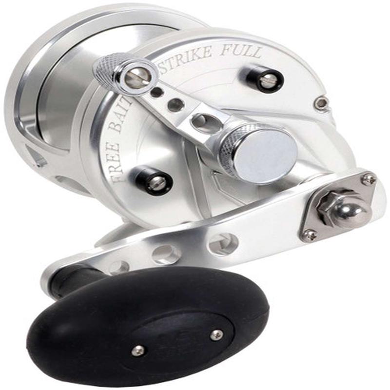 Avet MXJ 5.8 G2 MC Single Speed Reel - Silver (No Glide Plate) - Left-Hand