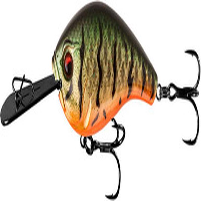 13 Fishing Jabber Jaw Deep Hybrid Squarebill Crankbait - Green Craw