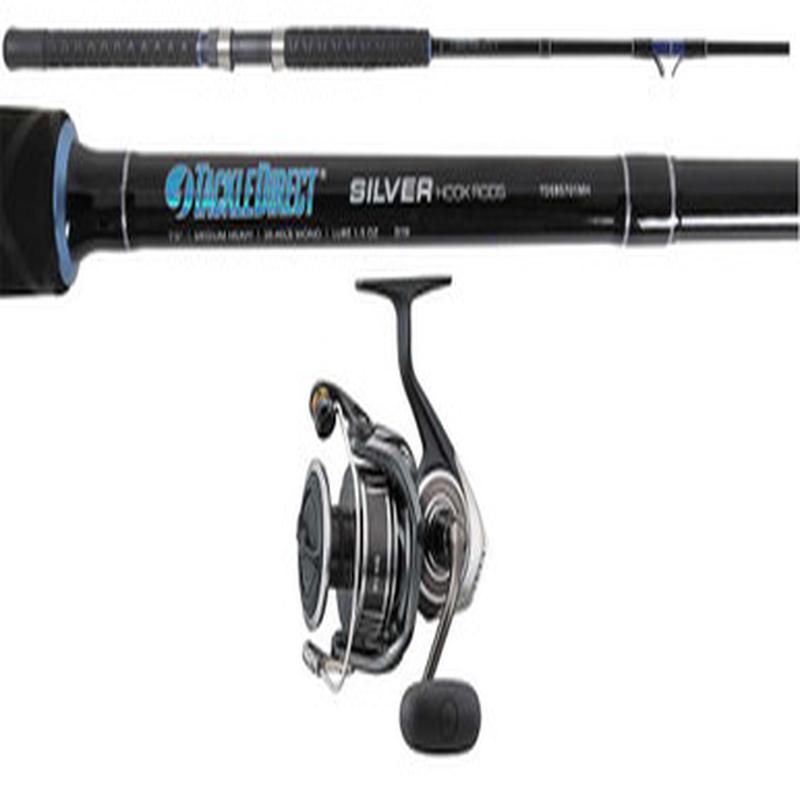 BGMQ5000D-H/TDSBS701MH Silver Hook Boat Spinning Combo