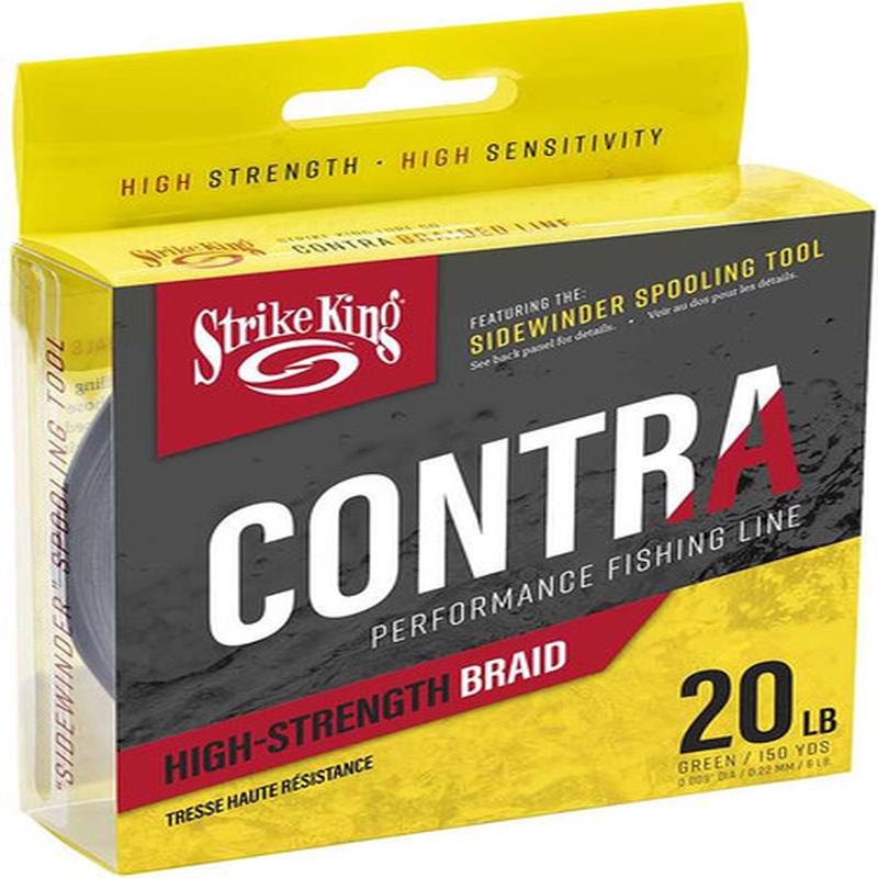 Strike King Contra Braid - Green - 8lb - 300yd