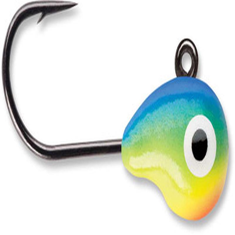 VMC Tungsten Tubby Jig - 1/16oz - Glow Parrot
