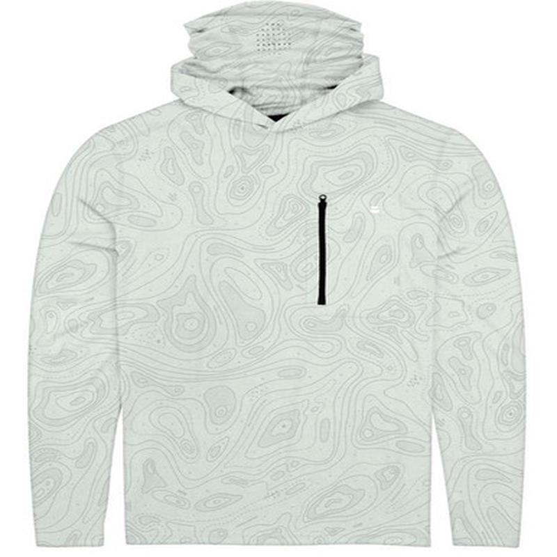 Jetty Skiff UV Hooded Long Sleeve Shirt - Wash - 2X-Large