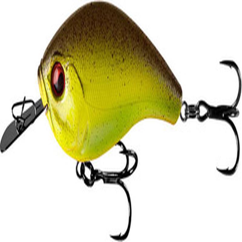 13 Fishing Jabber Jaw Hybrid Squarebill Crankbait - Chart Root Beer
