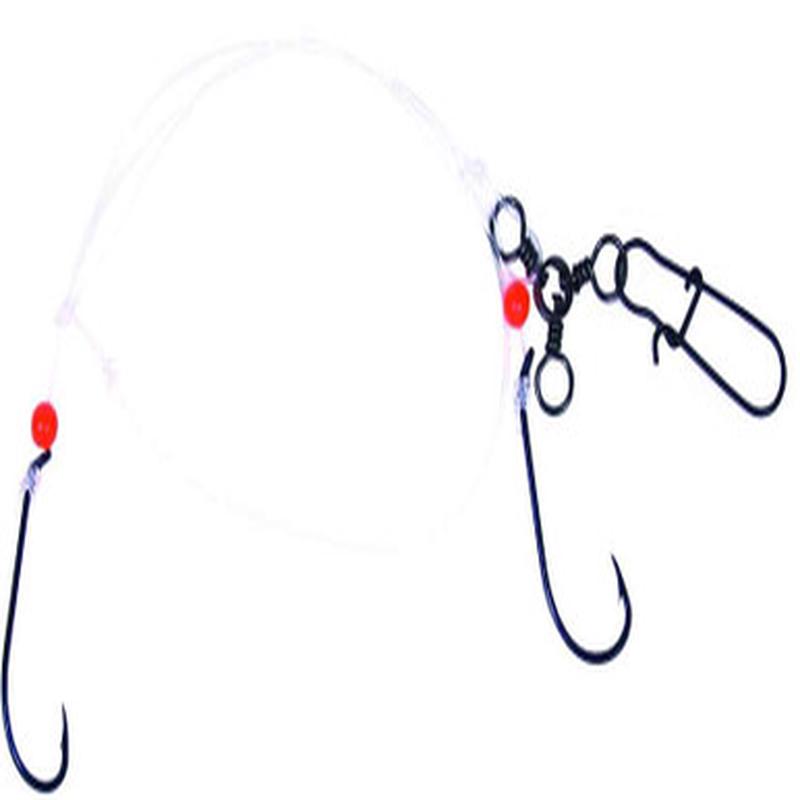 Sea Striker Blackfish Bottom Rig - Red Bead, 3-Way - Snap - #6 Hook