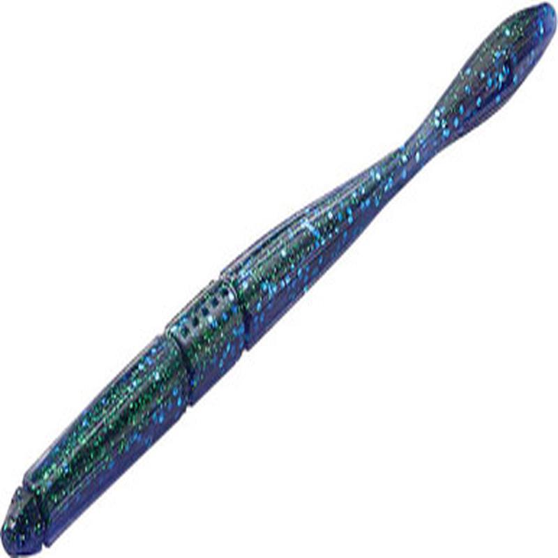 13 Fishing Bubble Butt Worm - 6in - Blueberry Yum Yum