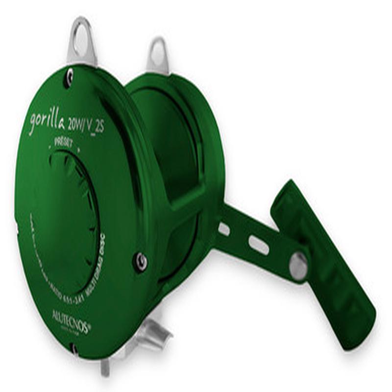 Alutecnos Albacore 20W-V 2-Speed Gorilla Reel - Green
