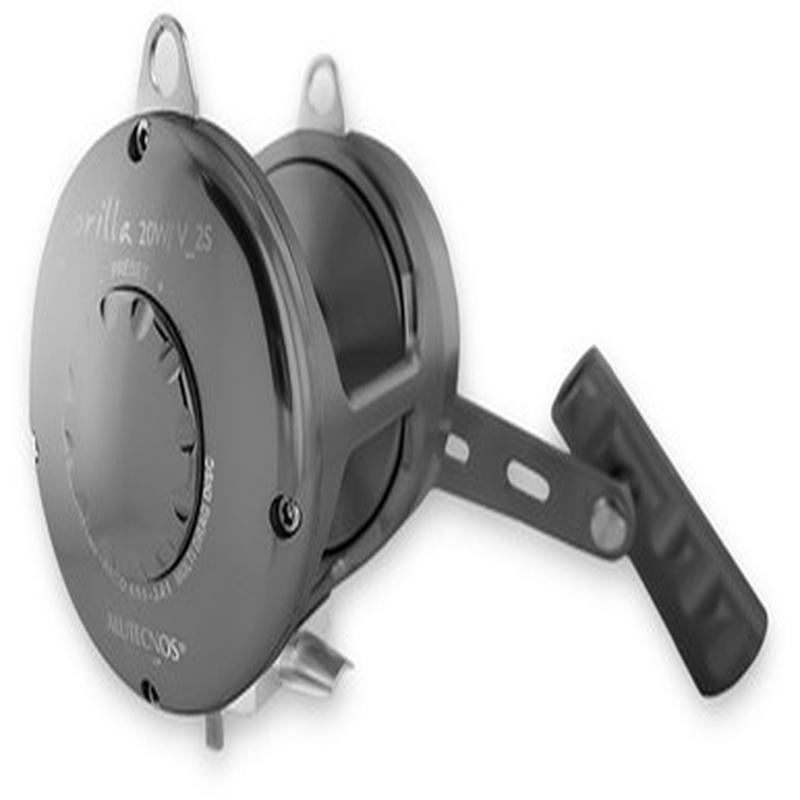 Alutecnos Albacore 20W-V 2-Speed Gorilla Reel - Gun Metal