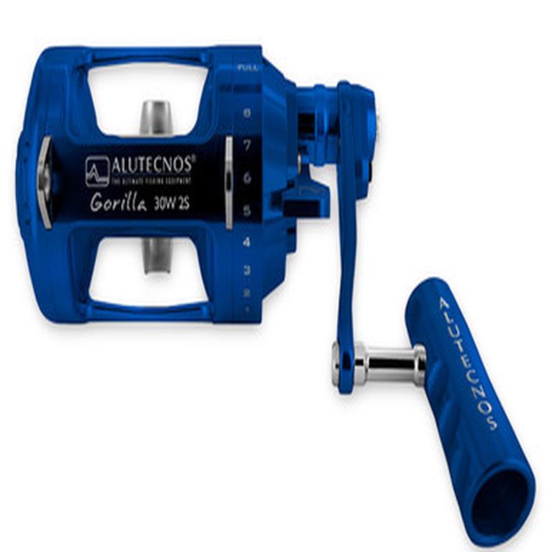 Alutecnos Albacore 30W 2-Speed Gorilla Reel - Blue