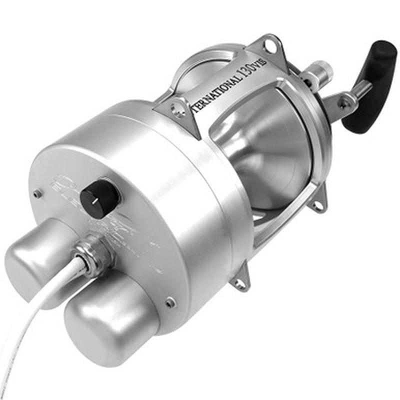 Hooker Electric Penn International 130VISS Dual Motor Electric Reel (Silver)