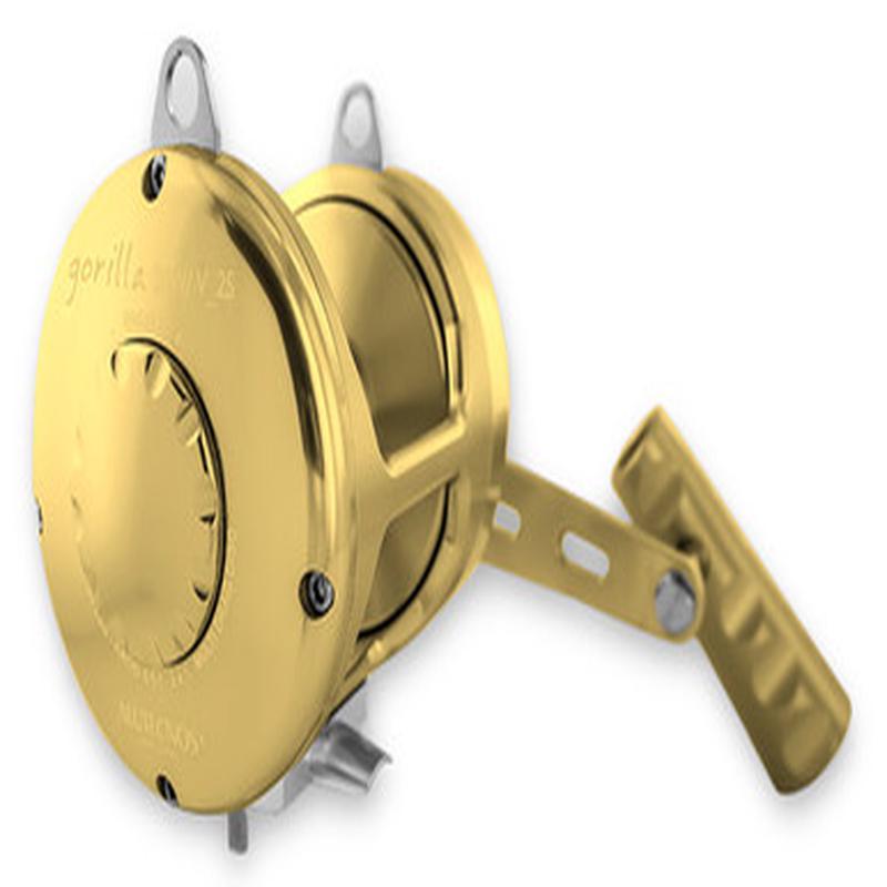 Alutecnos Albacore 20W-V 2-Speed Gorilla Reel - Gold