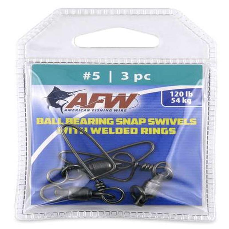 AFW FTBB120B-A Solid Brass Ball Bearing Snap Swivels