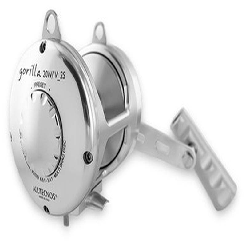 Alutecnos Albacore 20W-V 2-Speed Gorilla Reel - Silver