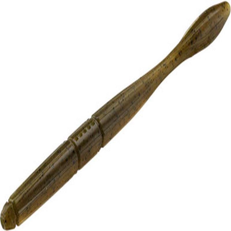 13 Fishing Bubble Butt Worm - 6in - Collard Greens