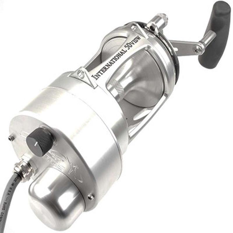 Hooker Electric Penn International 50VISWS Electric Reel w/ Non-Detachable Motor - Silver