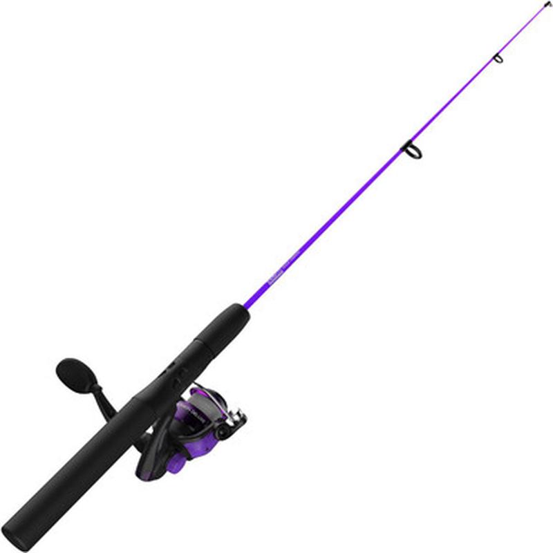 Zebco DOCKPRSP301M Dock Demon Spinning Combo - 30 in. - Purple