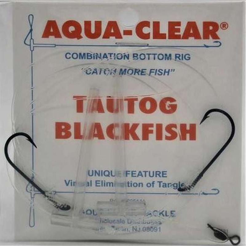 Aqua-Clear TB-15 High/Low Tautog Blackfish Rig #5 Virginia Hooks