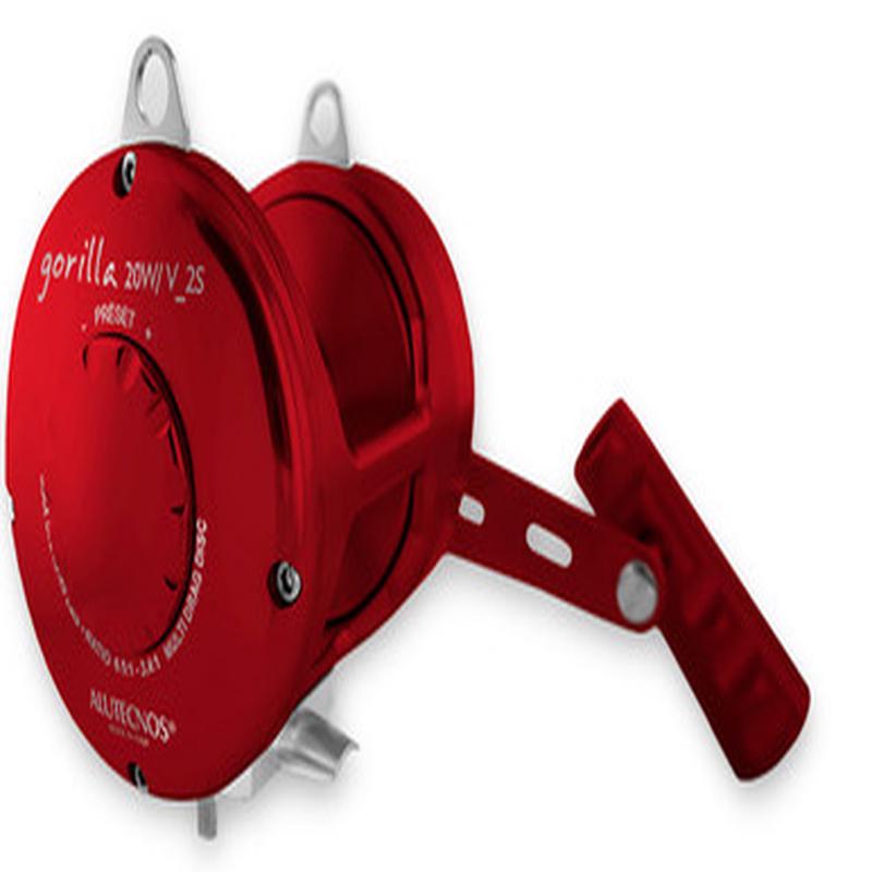 Alutecnos Albacore 20W-V 2-Speed Gorilla Reel - Red