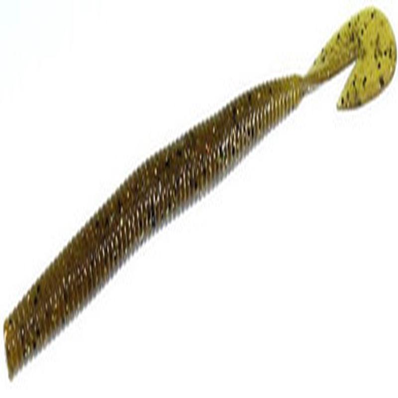 Zoom UV Speed Worm - 6in - Green Pumpkin Magic