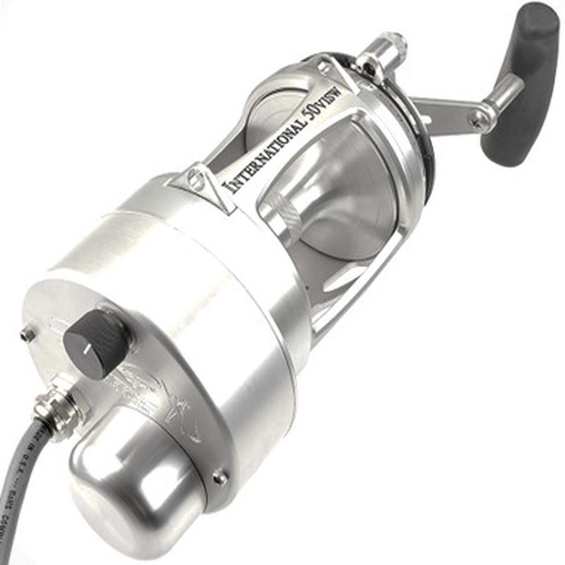 Hooker Electric Penn International 50VISW Electric Reel w/ Non-Detachable Motor - Gold