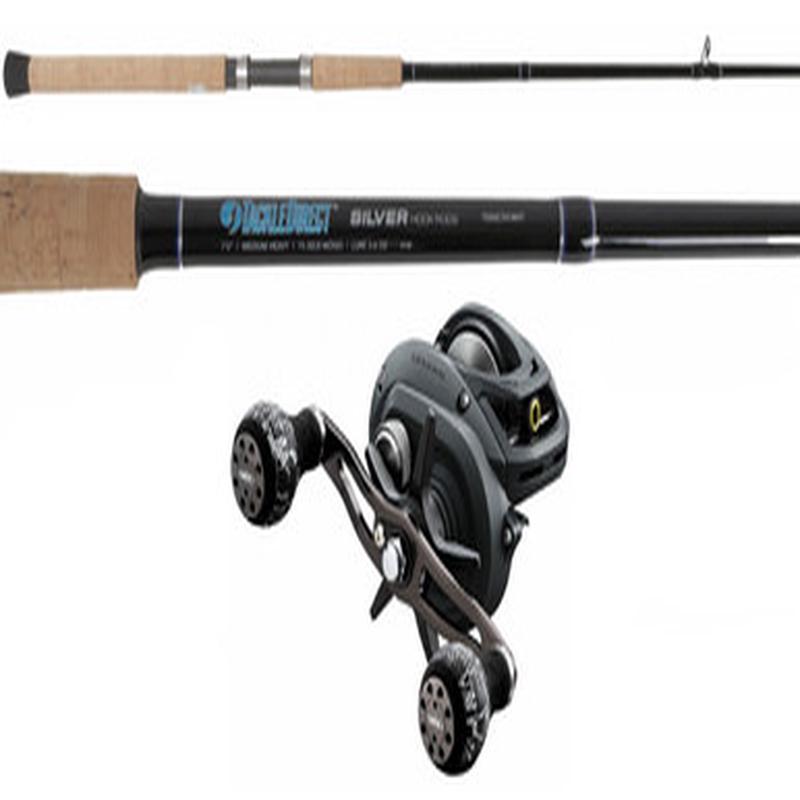 TDSSC701MHT Silver Hook/Daiwa LX-WN300HS Lexa Type-WN Baitcasting Combo