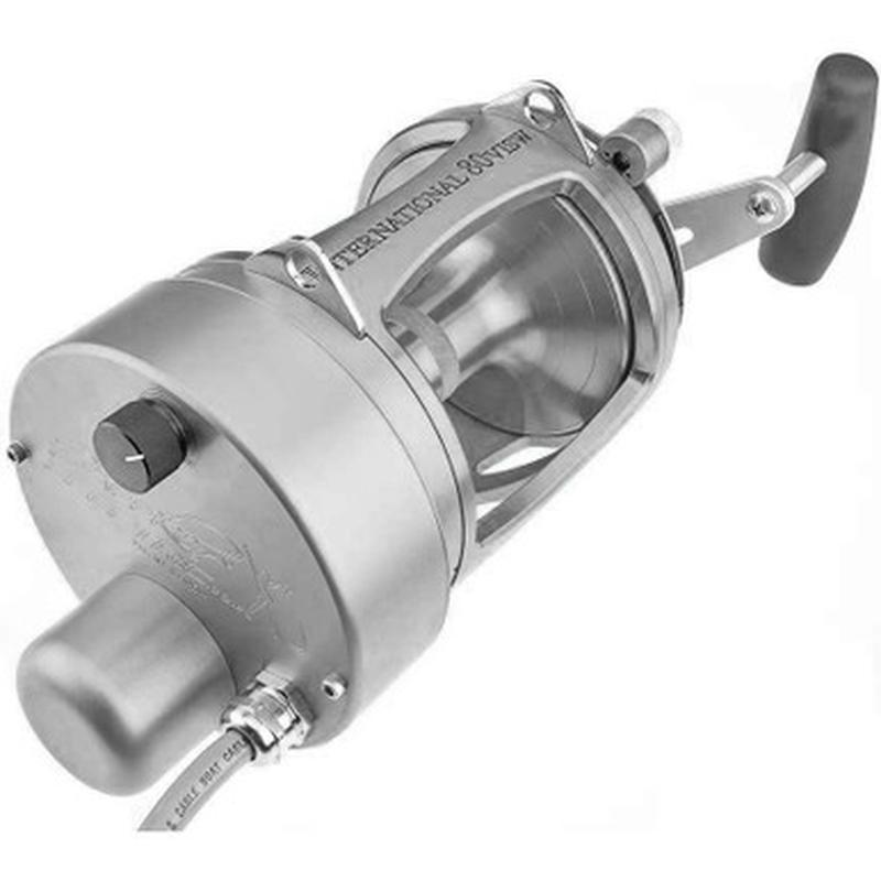Hooker Electric Penn International 80VISWS Electric Reel w/ Non-Detachable Motor - Silver