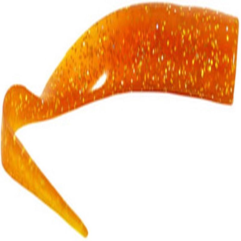 Al Gags RT6-45 Whip-It Eel Replacement Tail - Sunset Hologram - 6in