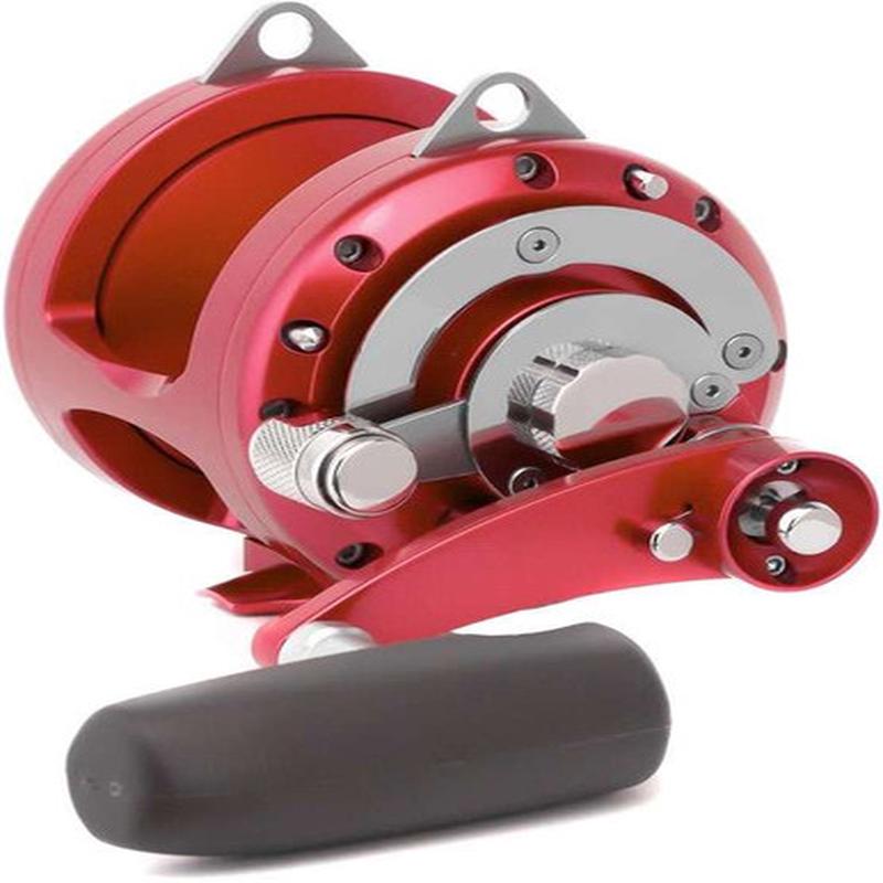 Avet EX 30/2 RH-RD Two-Speed Lever Drag Big Game Reel - Red - Right-Hand