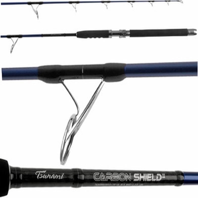 Tsunami TSCSHDBSII701H-B Carbon Shield II Boat Spinning Rod