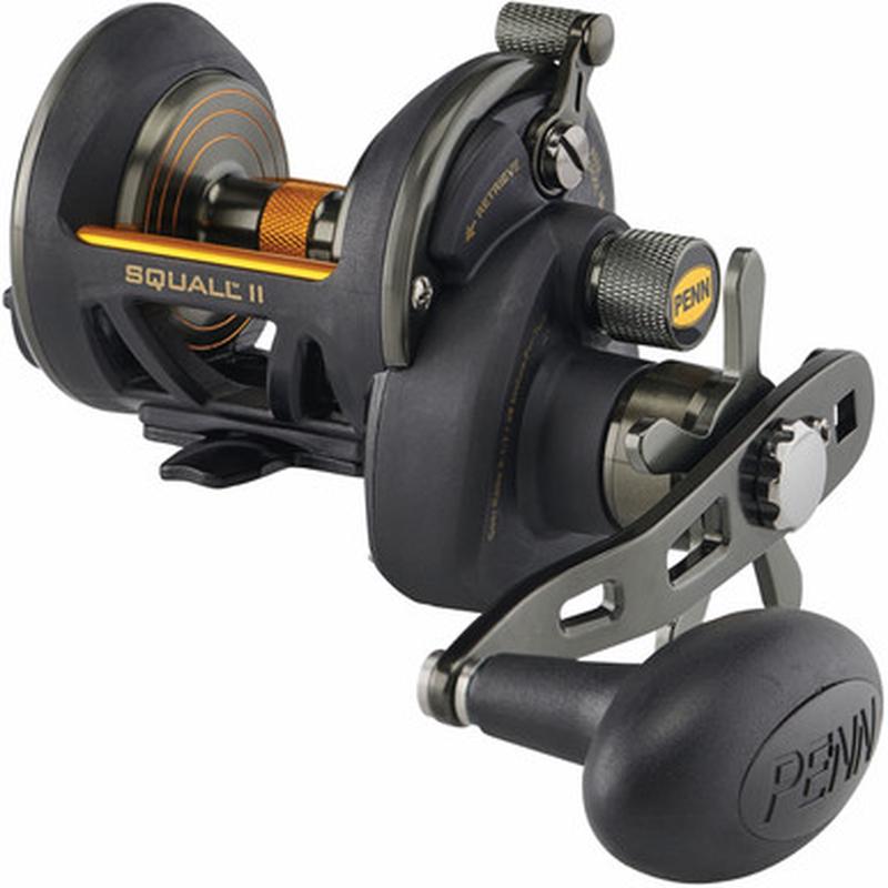 Penn SQLII125DLH Squall II Star Drag Conventional Reel
