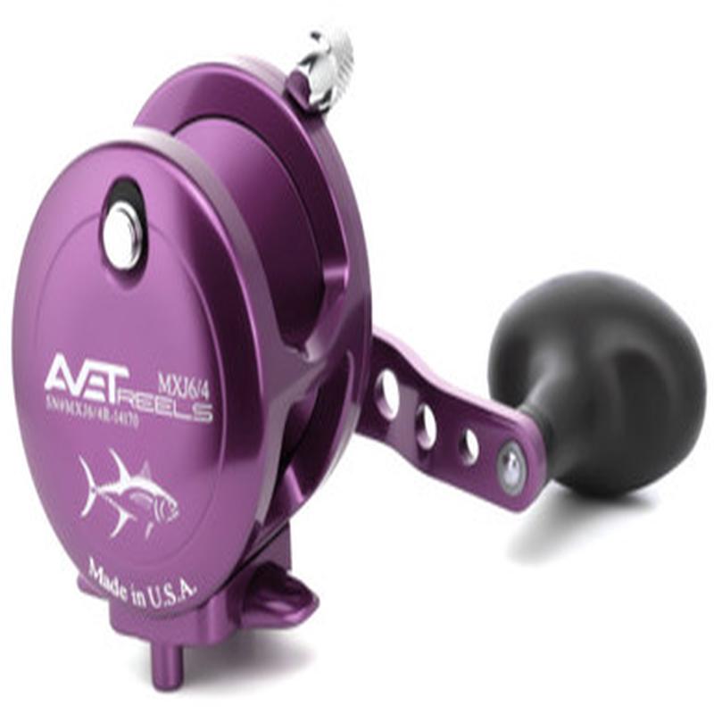 Avet MXJ 6/4 2-Speed Lever Drag Conventional Reel - Purple
