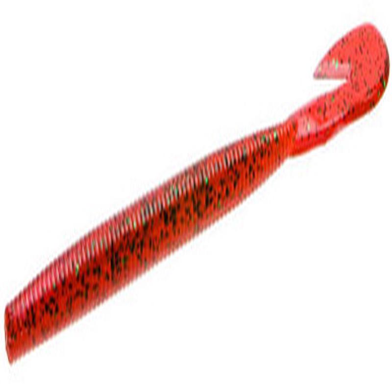 Zoom UV Speed Worm - 6in - Red Bug Shad