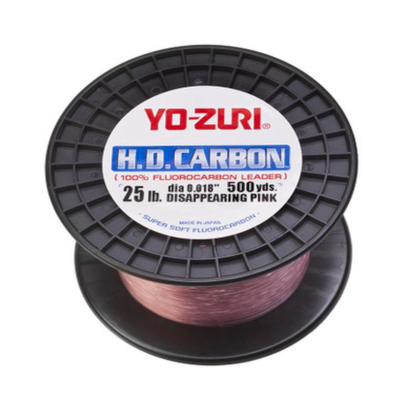 Yo-Zuri HD Carbon Fluorocarbon Leader - Pink - 500yds - 25lb