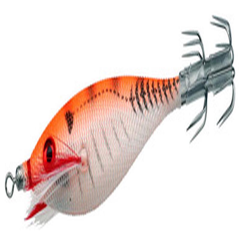 Yo-Zuri A1703 Squid Jig Ultra Cloth SSS Lure Clear Luminous Orange