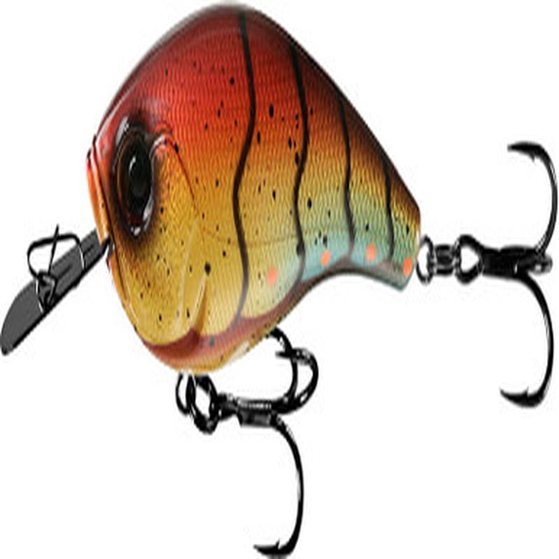 13 Fishing Jabber Jaw Hybrid Squarebill Crankbait - Fire and Ice Craw