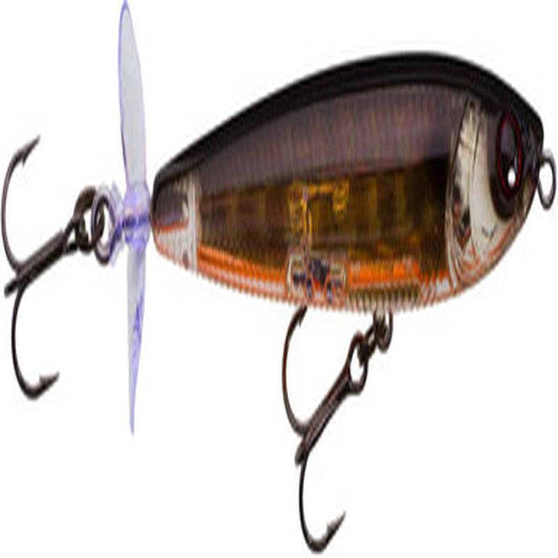 Yo-Zuri R1107 3DB Prop Lures PGBL Prism Gold Black