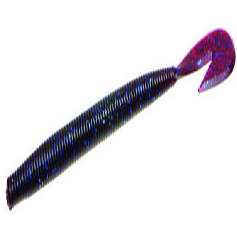 Zoom UV Speed Worm - 6in - Blue Fleck