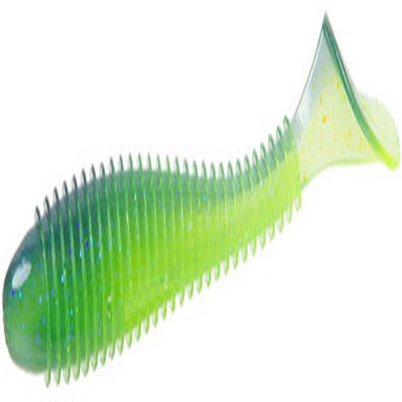 Zoom Z-Swim Swimbait - Electric Blue Chartreuse