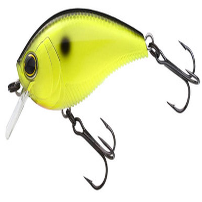 Yo-Zuri 3DB Crank 1.5 Squarebill Crankbait - Black Back Chartreuse