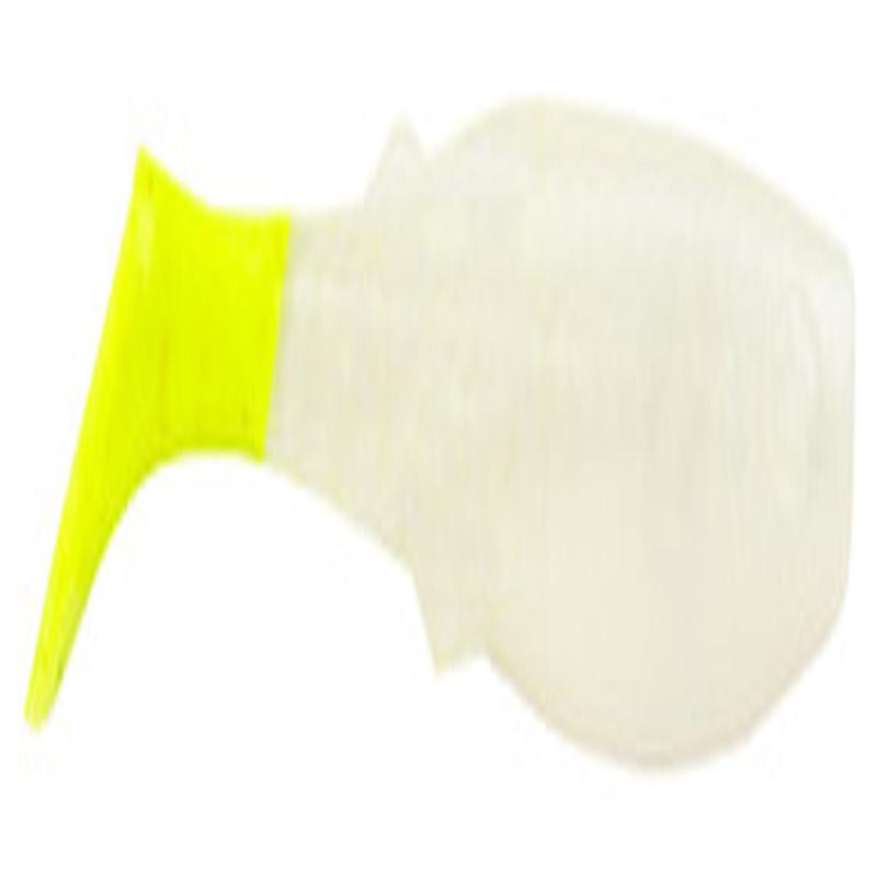 Berkley Gulp! Saltwater Paddleshad - 3in - Half Pint - Pearl White/Chartreuse