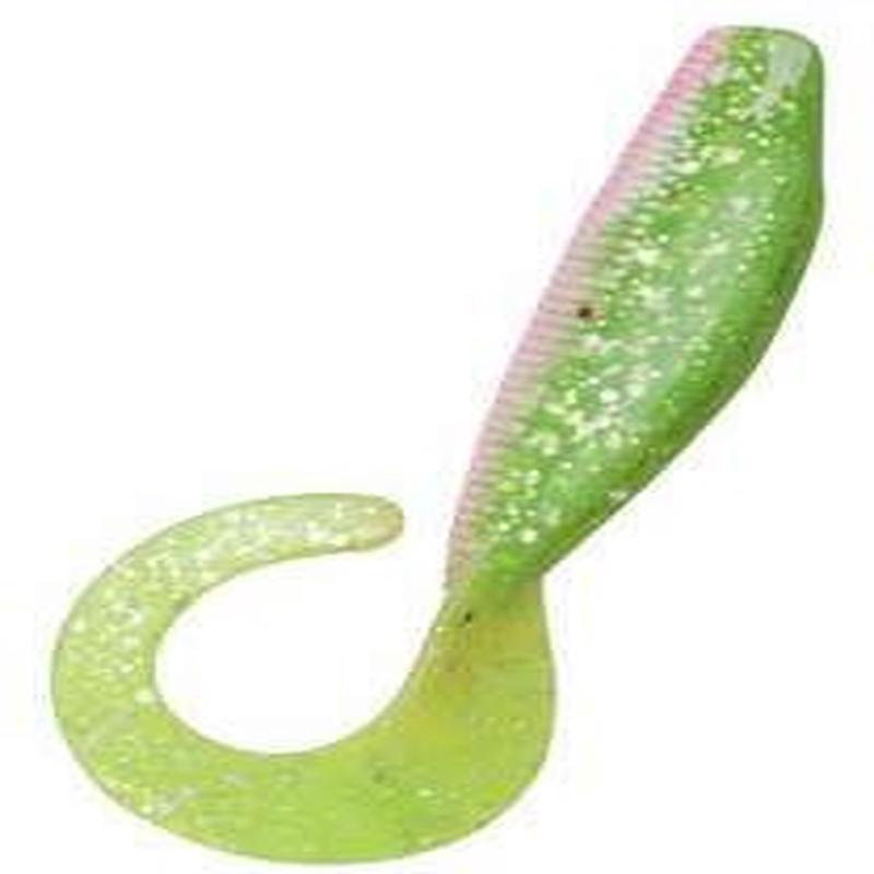Z-Man Scented Curly Tailz Lures Lime/Pearl