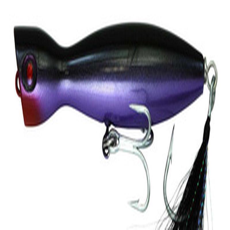 Super Strike PP5HW Little Neck Popper - X-Heavy - Black/Purple