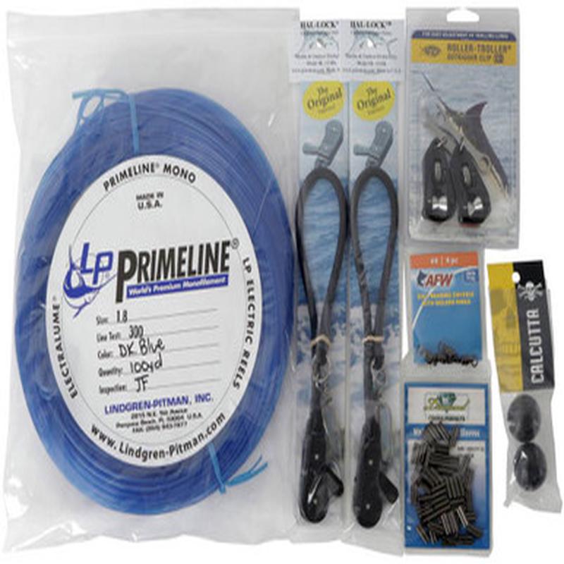 Single Halyard Outrigger Rigging Kit for Heavy Lures