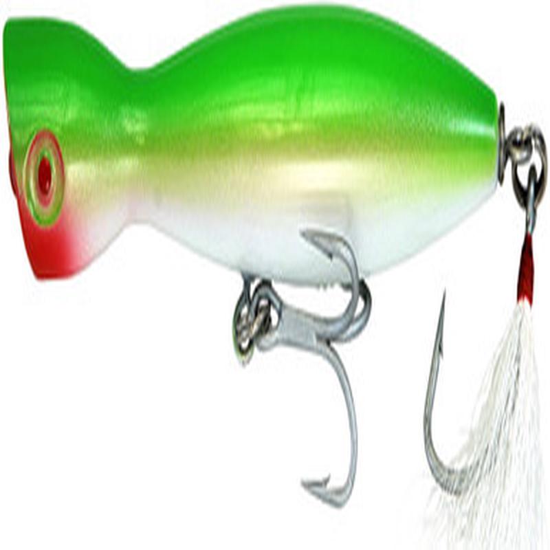 Super Strike PP5HW Little Neck Popper - X-Heavy - Neon Green